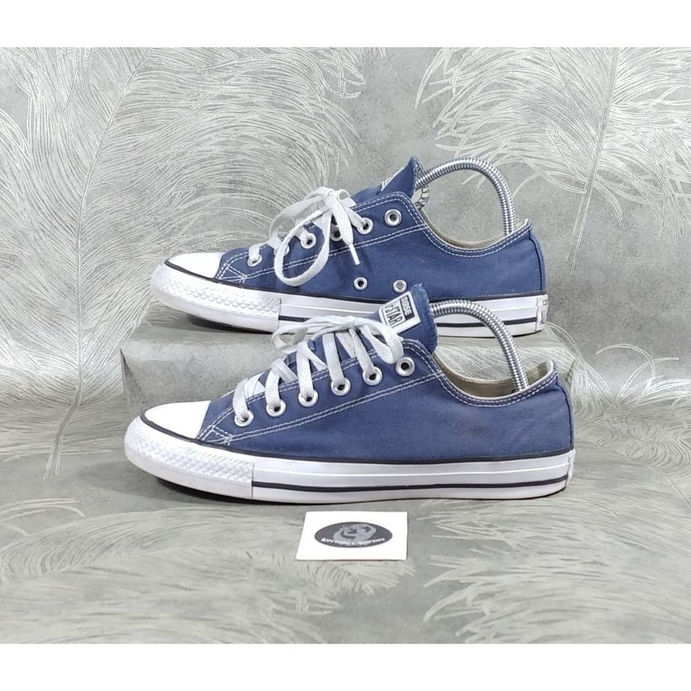 Converse All Star Women's Size 9 Navy Blue Canvas Lace Up Sneakers